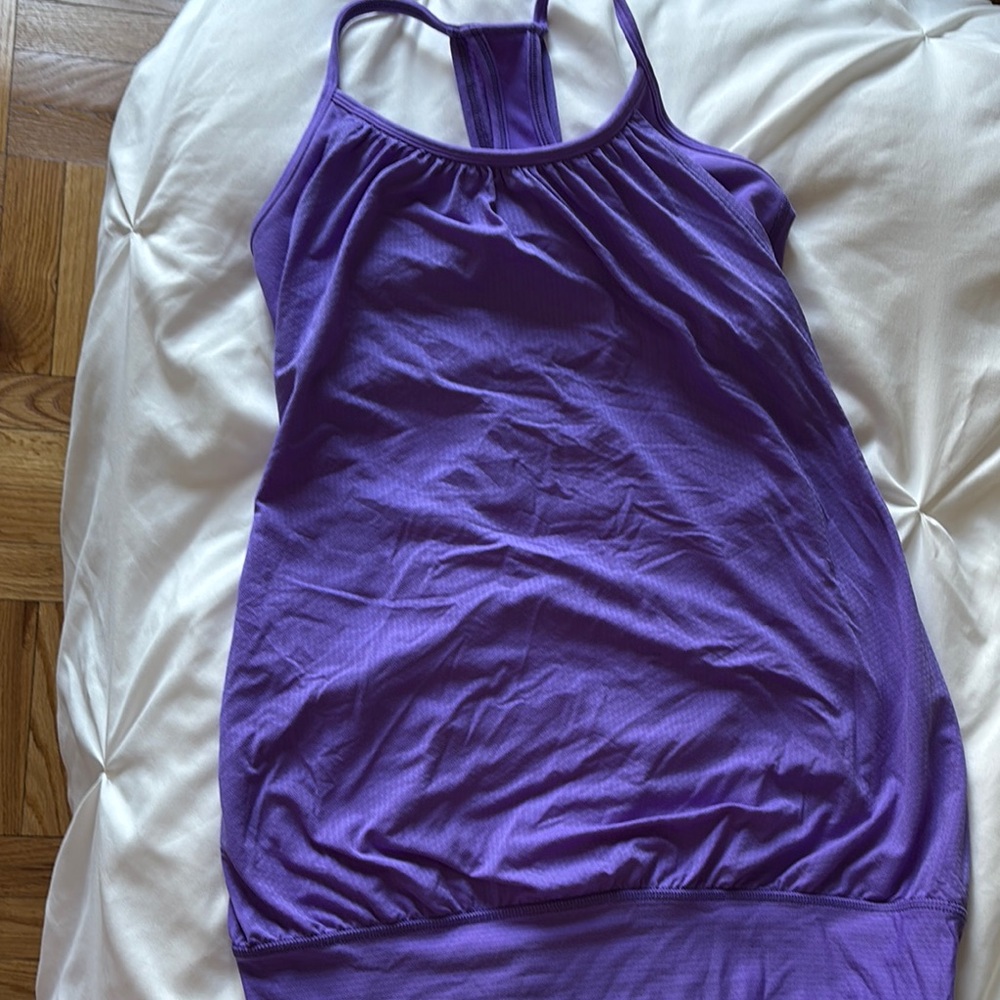 Lululemon Athletica Purple Tank Top Muscle Tee